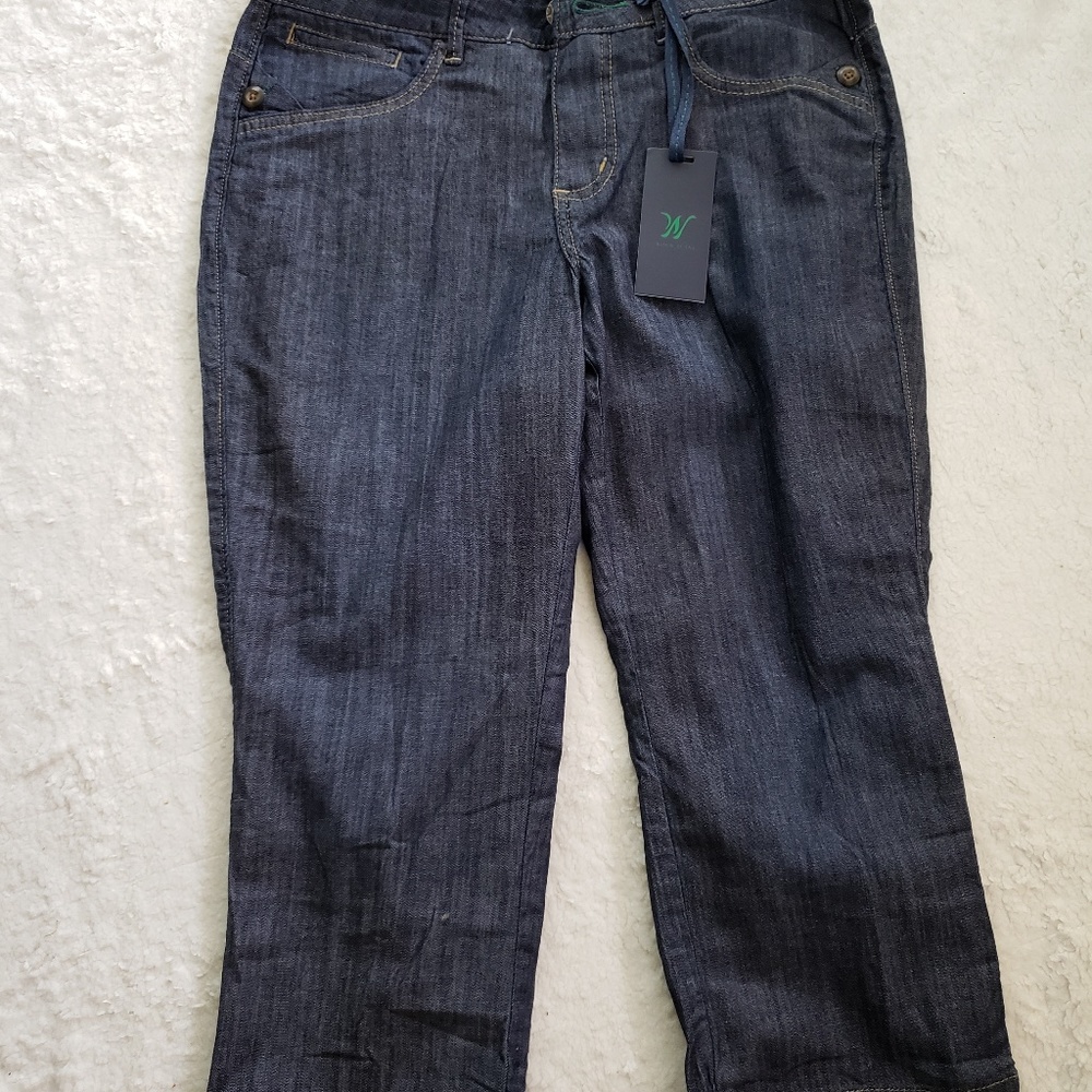 Worn Capri Women's Jeans